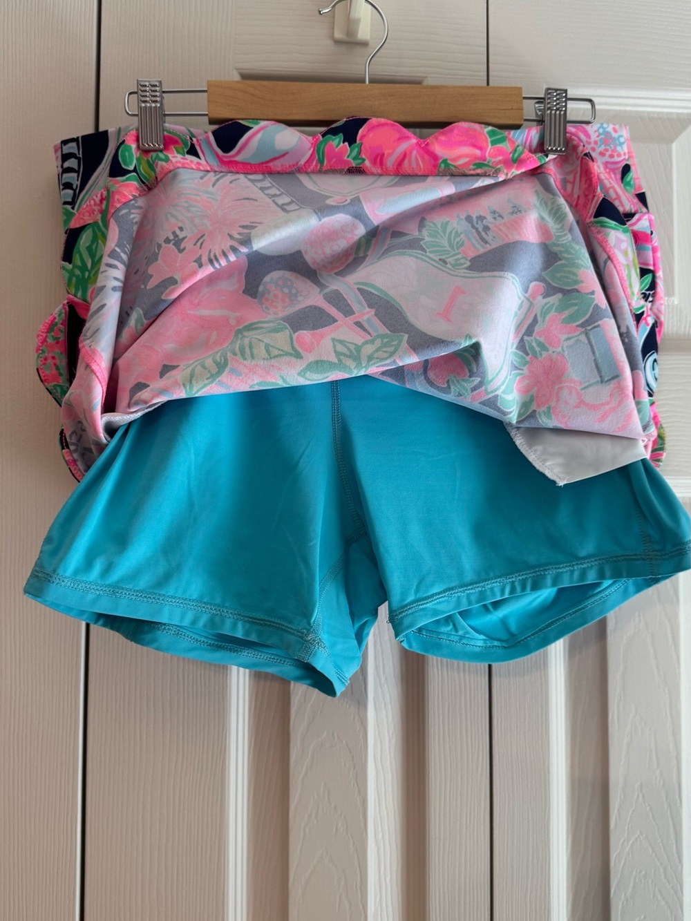 EUC LILLY PULITZER Monica Skort Size 14 UPF 50+ HIGH TIDE NAVY CLASSIC GOLF - Picture 3 of 11